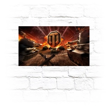 World of Tanks Metal Wall Art