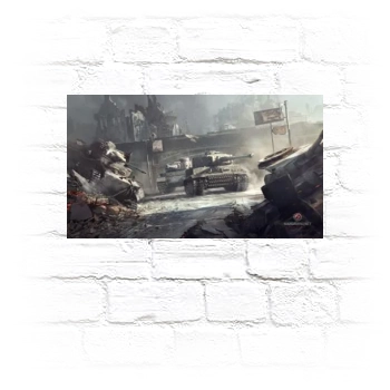 World of Tanks Metal Wall Art