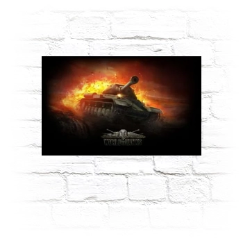 World of Tanks Metal Wall Art