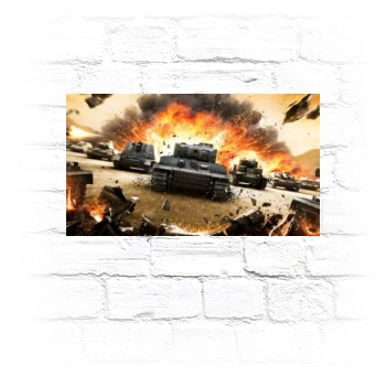 World of Tanks Metal Wall Art