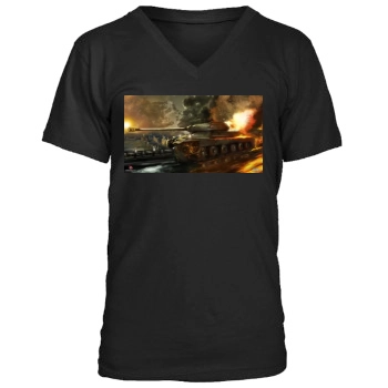 World of Tanks Men's V-Neck T-Shirt