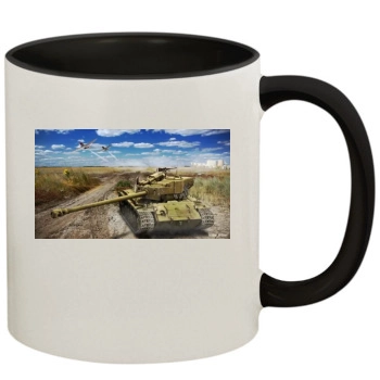 World of Tanks 11oz Colored Inner & Handle Mug