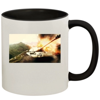 World of Tanks 11oz Colored Inner & Handle Mug