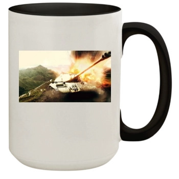 World of Tanks 15oz Colored Inner & Handle Mug