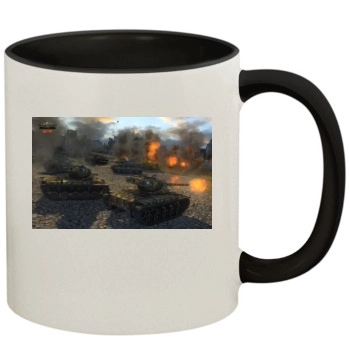 World of Tanks 11oz Colored Inner & Handle Mug