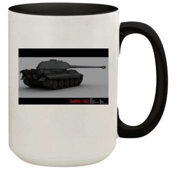 World of Tanks 15oz Colored Inner & Handle Mug