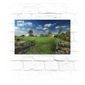 World of Tanks Metal Wall Art