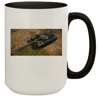 World of Tanks 15oz Colored Inner & Handle Mug