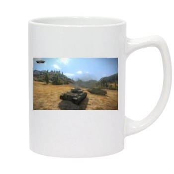 World of Tanks 14oz White Statesman Mug