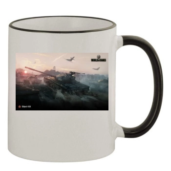 World of Tanks 11oz Colored Rim & Handle Mug