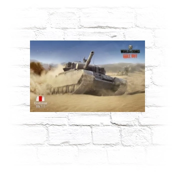 World of Tanks Metal Wall Art