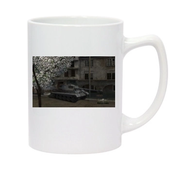 World of Tanks 14oz White Statesman Mug