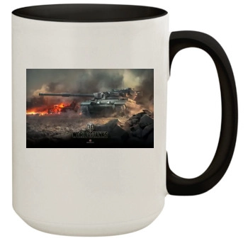 World of Tanks 15oz Colored Inner & Handle Mug