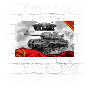 World of Tanks Metal Wall Art