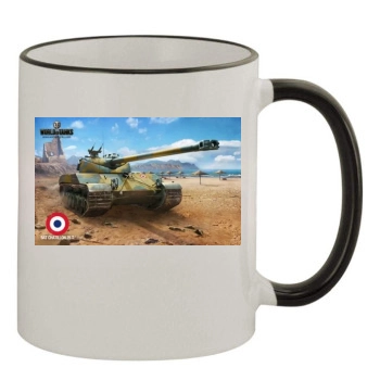 World of Tanks 11oz Colored Rim & Handle Mug