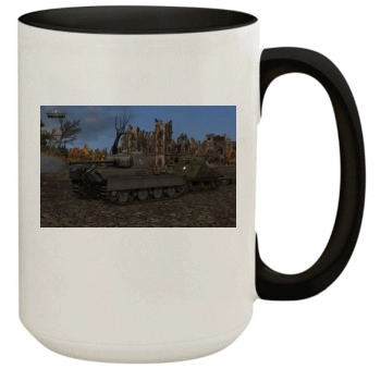 World of Tanks 15oz Colored Inner & Handle Mug