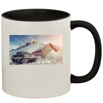 World of Tanks 11oz Colored Inner & Handle Mug