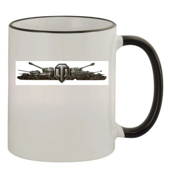 World of Tanks 11oz Colored Rim & Handle Mug