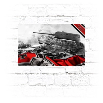 World of Tanks Metal Wall Art