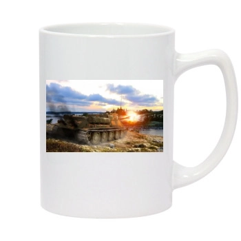 World of Tanks 14oz White Statesman Mug