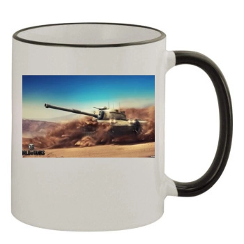 World of Tanks 11oz Colored Rim & Handle Mug