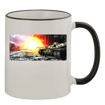 World of Tanks 11oz Colored Rim & Handle Mug