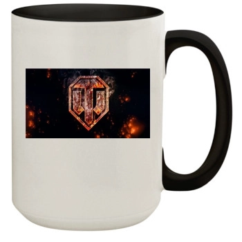 World of Tanks 15oz Colored Inner & Handle Mug