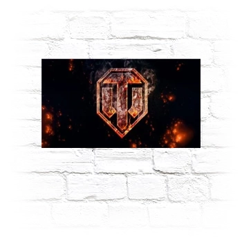 World of Tanks Metal Wall Art