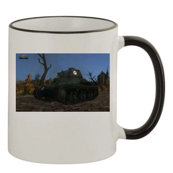 World of Tanks 11oz Colored Rim & Handle Mug