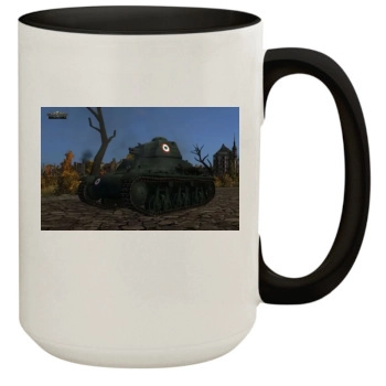 World of Tanks 15oz Colored Inner & Handle Mug