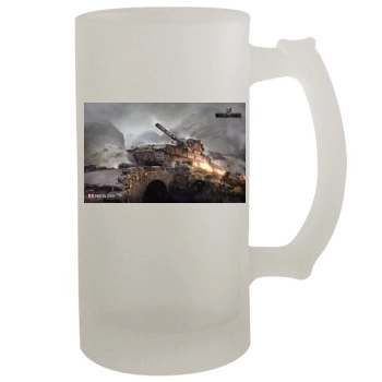 World of Tanks 16oz Frosted Beer Stein