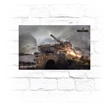 World of Tanks Metal Wall Art