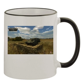 World of Tanks 11oz Colored Rim & Handle Mug