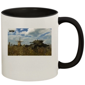 World of Tanks 11oz Colored Inner & Handle Mug