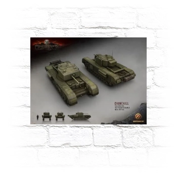 World of Tanks Metal Wall Art