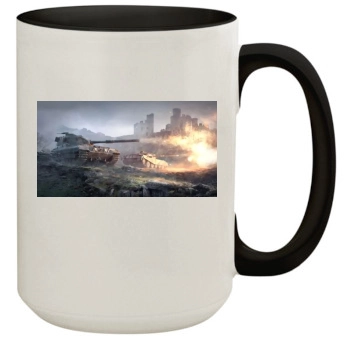 World of Tanks 15oz Colored Inner & Handle Mug