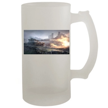 World of Tanks 16oz Frosted Beer Stein