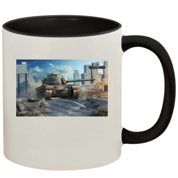 World of Tanks 11oz Colored Inner & Handle Mug