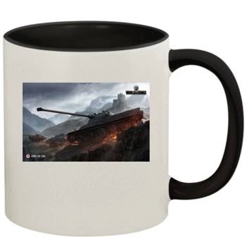 World of Tanks 11oz Colored Inner & Handle Mug