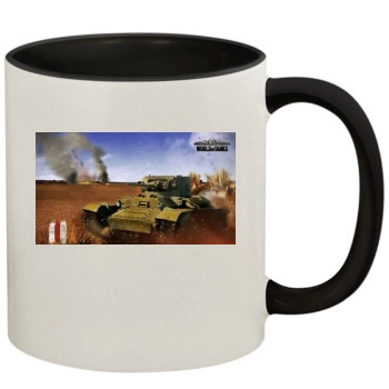 World of Tanks 11oz Colored Inner & Handle Mug