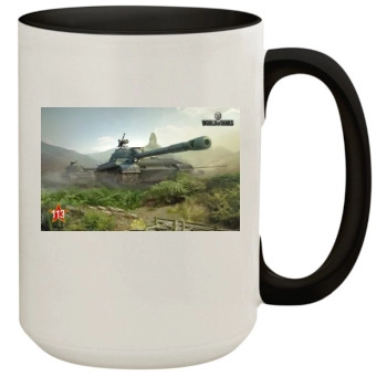 World of Tanks 15oz Colored Inner & Handle Mug