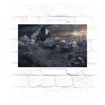 World of Tanks Metal Wall Art