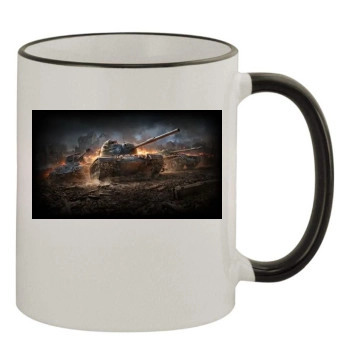 World of Tanks 11oz Colored Rim & Handle Mug