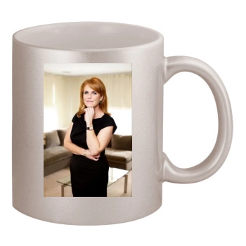 Sarah Ferguson 11oz Metallic Silver Mug