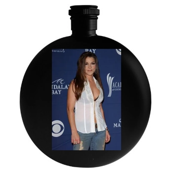 Gretchen Wilson Round Flask