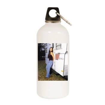 Gretchen Wilson White Water Bottle With Carabiner