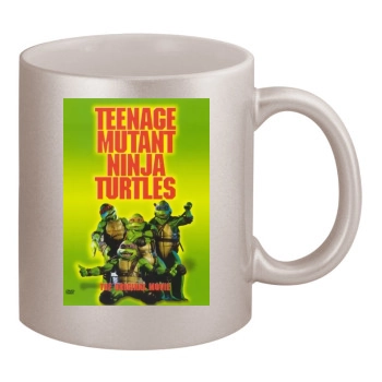 Teenage Mutant Ninja Turtles (1990) 11oz Metallic Silver Mug