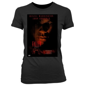 Fallen (1998) Women's Junior Cut Crewneck T-Shirt