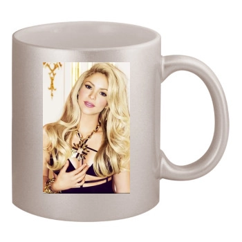 Shakira 11oz Metallic Silver Mug