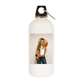 Shakira White Water Bottle With Carabiner